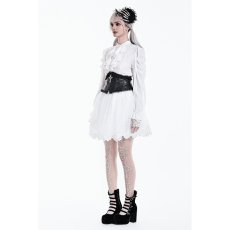 画像5: White Feather Poem - Balletcore Layered Mini Skirt / スカート【DARK IN LOVE】 (5)