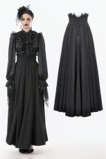 画像1: Gothic Nun Pleated Maxi Skirt / スカート【DARK IN LOVE】 (1)