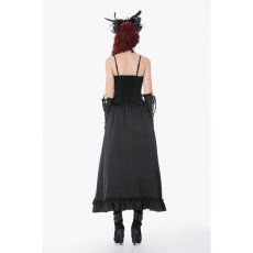 画像8: Gothic Crimson-Shadow Lace Maxi Skirt / スカート【DARK IN LOVE】 (8)