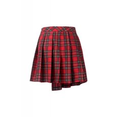 画像3: Grid irregular hem skirt / RED / スカート【DARK IN LOVE】 (3)