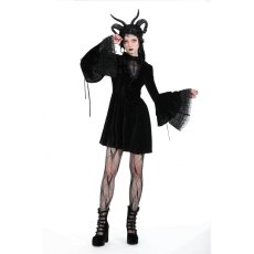 画像4: Gothic haunted cross bell sleeves dress / ワンピース【DARK IN LOVE】 (4)