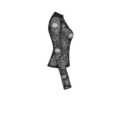 画像3: Skull and Floral Vine Mesh Sheer Top / トップス【DARK IN LOVE】 (3)