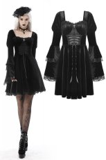 画像1: Victorian princess pagoda sleeves dress / ワンピース【DARK IN LOVE】 (1)