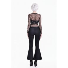 画像10: Skull and Floral Vine Mesh Sheer Top / トップス【DARK IN LOVE】 (10)
