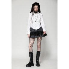 画像9: Gothic Demon Shirt / White / シャツ【DARK IN LOVE】 (9)