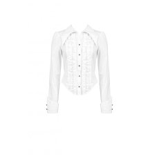 画像2: Gothic Demon Shirt / White / シャツ【DARK IN LOVE】 (2)