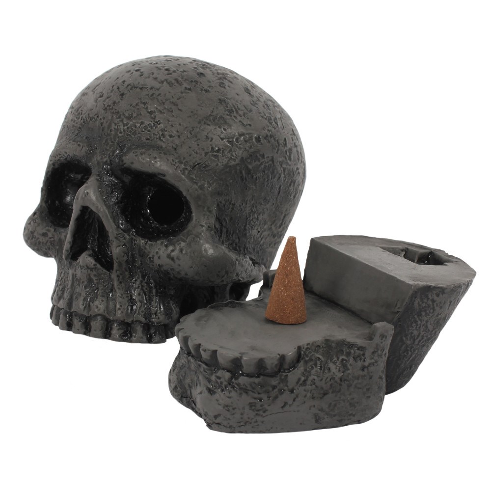 CHAMBER SKULL チャンバー スカル お香 立て インテリア グレー