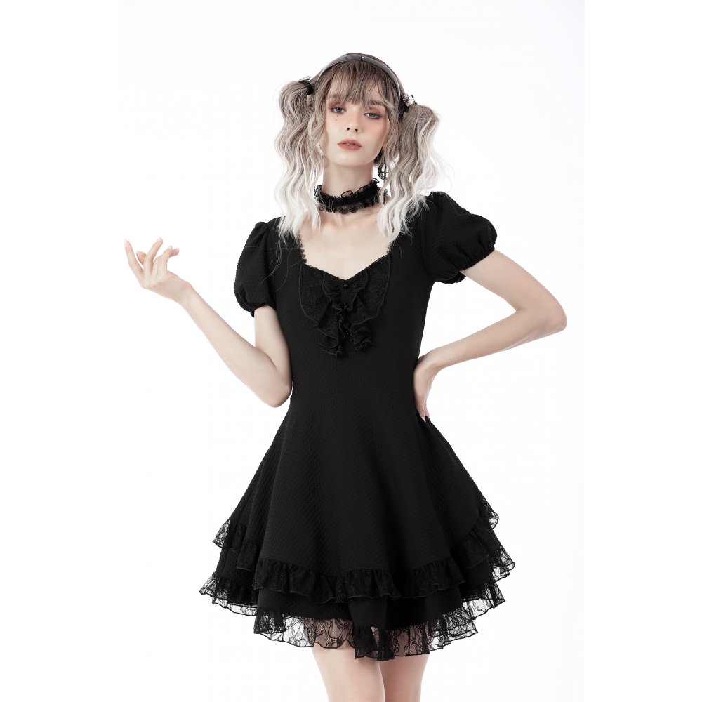 Gothic princess frilly mini dress / ワンピース【DARK IN LOVE 