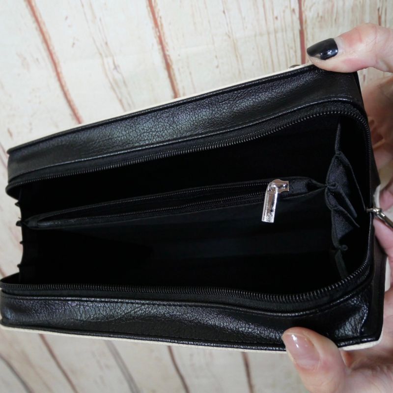 Zipper book clutch cheap