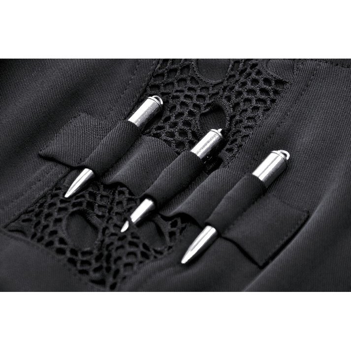 Black military gothic shirt dress / ワンピース【DARK IN LOVE