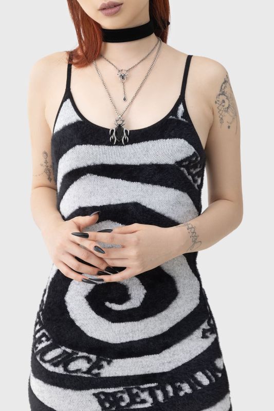Vertigo Spiral Knitted Maxi Dress / ワンピース【KILL