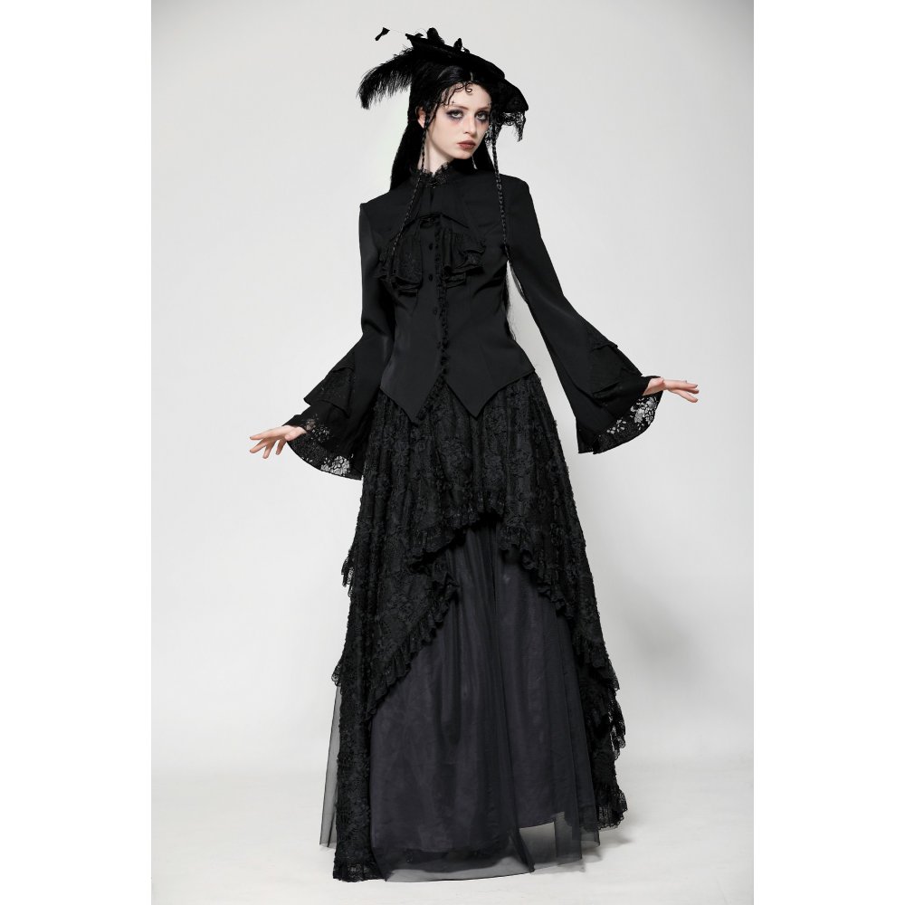画像6: Gothic multi-Layer ruffled noble Top / ブラウス【DARK IN LOVE】 (6)