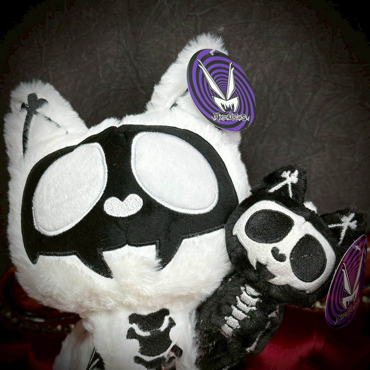 Skelekitty Plush Keychain / キーホルダー【VampireFreaks