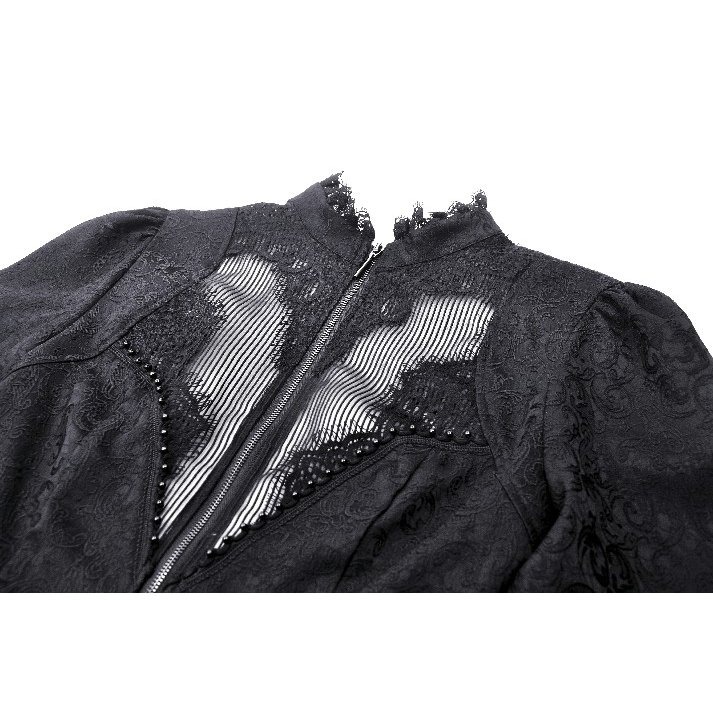 画像8: Gothic sexy see-through high low lace top / トップス【DARK IN LOVE】 (8)
