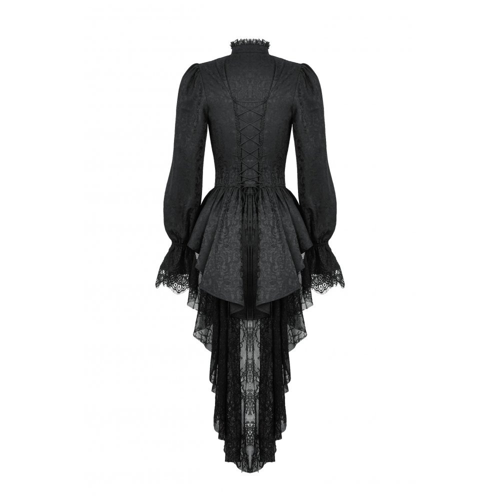 画像3: Gothic sexy see-through high low lace top / トップス【DARK IN LOVE】 (3)