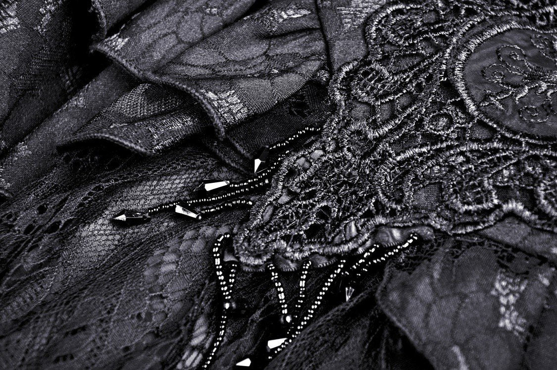 画像8: Gothic luxe court jacquard-lace skirt  / スカート【DARK IN LOVE】 (8)