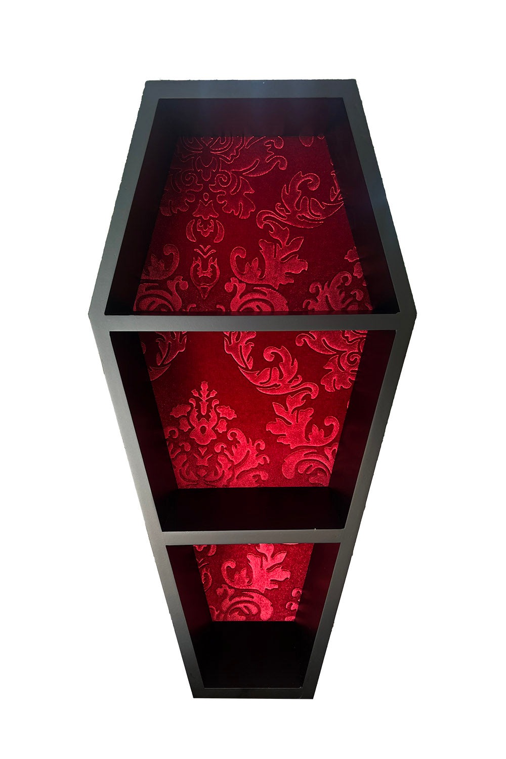 Haunted Mansion Coffin Shelf / Red Velvet / 棺型シェルフ