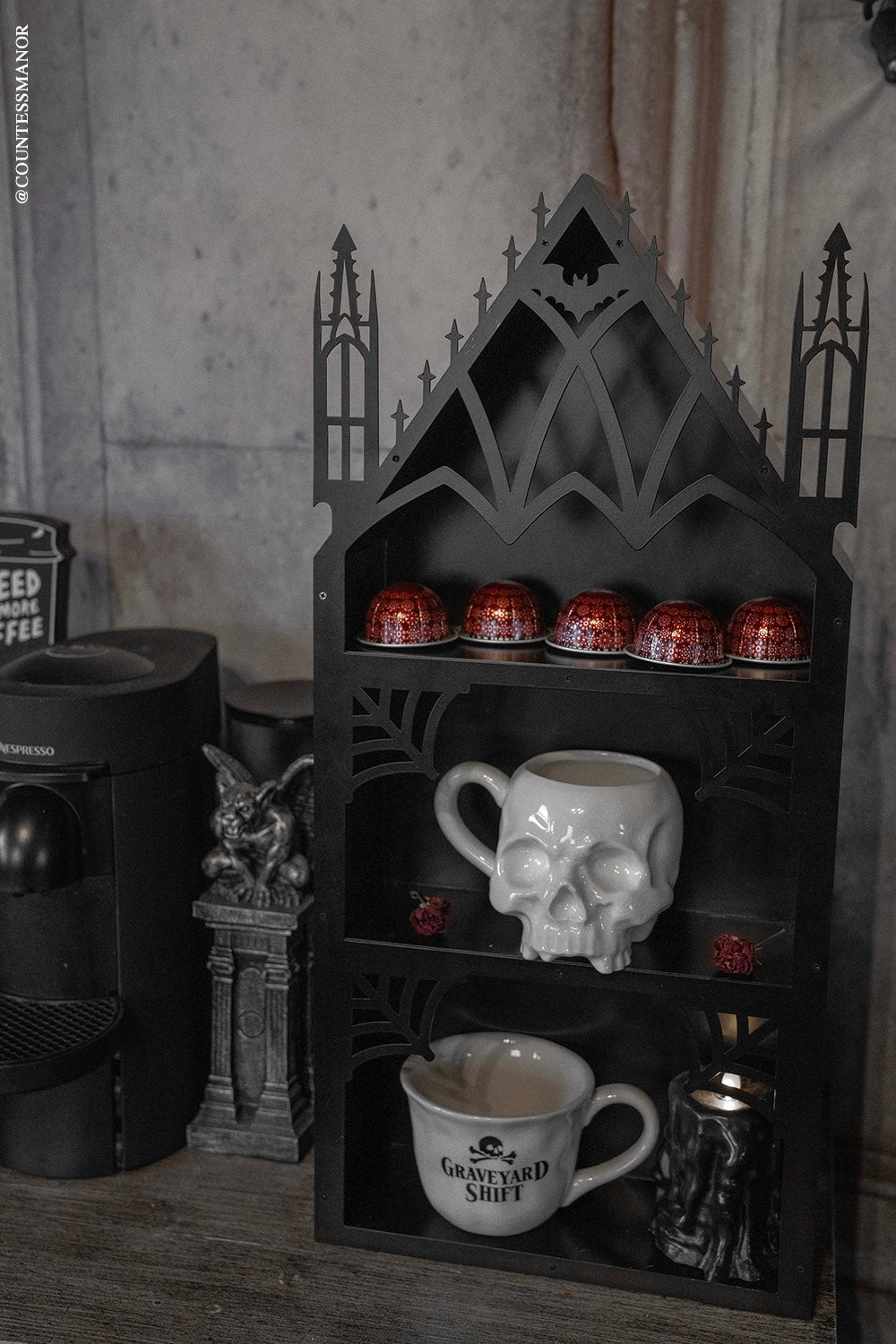 Gothic Cathedral Shelf / 大聖堂 / 壁掛けラック【VampireFreaks