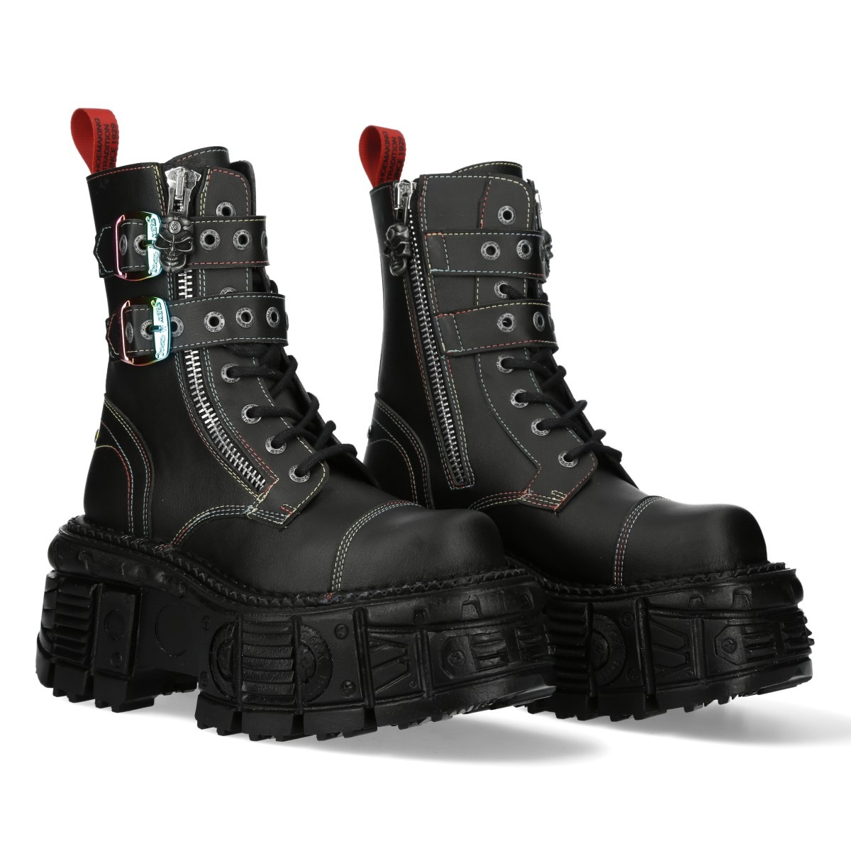 取り寄せ]M-MET036-V5 / 厚底ブーツ / ビーガンレザー【NEW ROCK