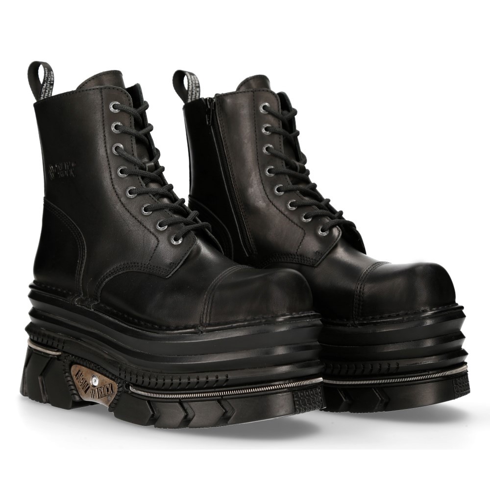 取り寄せ]M.MILI083C-S61 / 厚底ブーツ / 本革【NEW ROCK】 | Spider