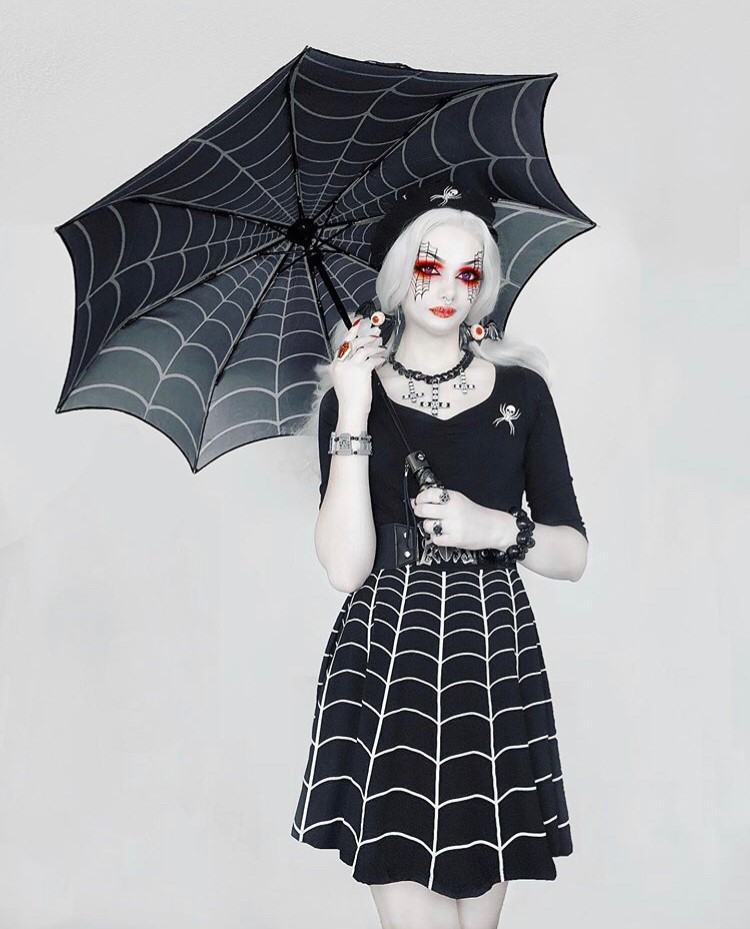 Spiderweb White ワンピース Kreepsville 666 Spider Rock Web