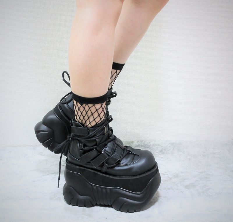 取り寄せ]MENS/BOXER-13/厚底スニーカー【DEMONIA】 | Spider Rock Web