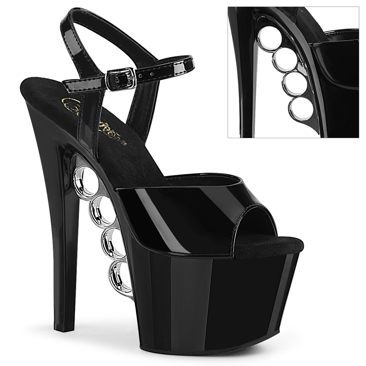 最安値級価格 【Pleaser】KNUCKS-709/ナックルサンダル/ミュール - ミュール - wetco-eg.com 最安値級価格 【Pleaser】KNUCKS-709/ナックルサンダル/ミュール - ミュール - wetco-eg.com