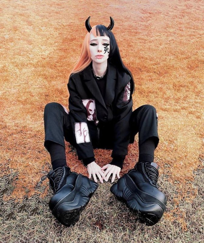 取り寄せ]MENS/BOXER-01/厚底スニーカー【DEMONIA】 | Spider Rock Web