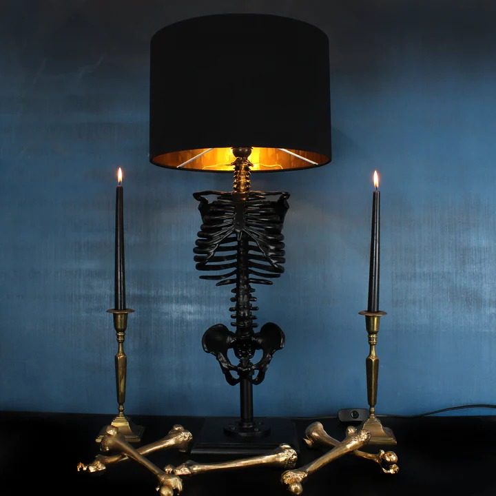 即納】The Skeleton Table Lamp/テーブルランプ【THE BLACKENED TEETH
