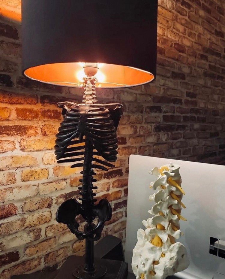 即納】The Skeleton Table Lamp/テーブルランプ【THE BLACKENED TEETH