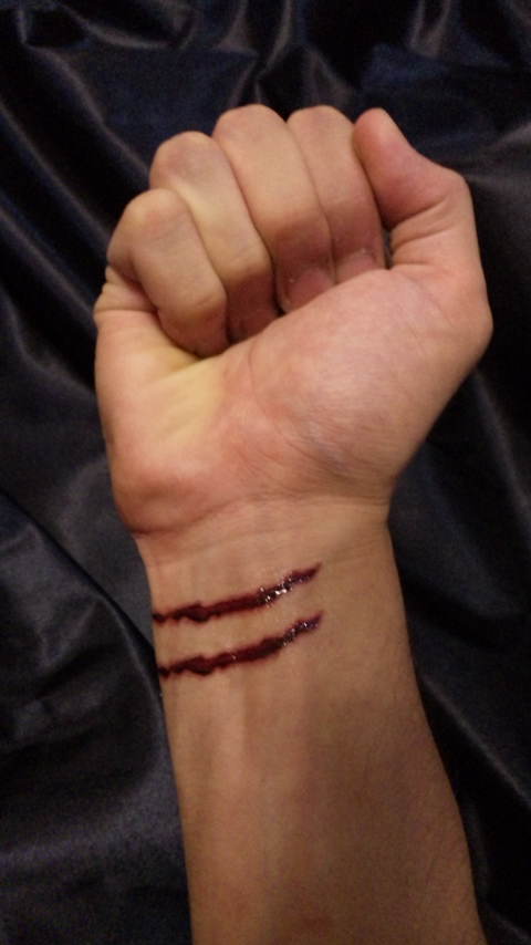 銃痕 特殊メイクシート Spider Rock Web